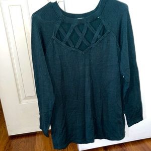Deep Green Long Sleeve Sweater
